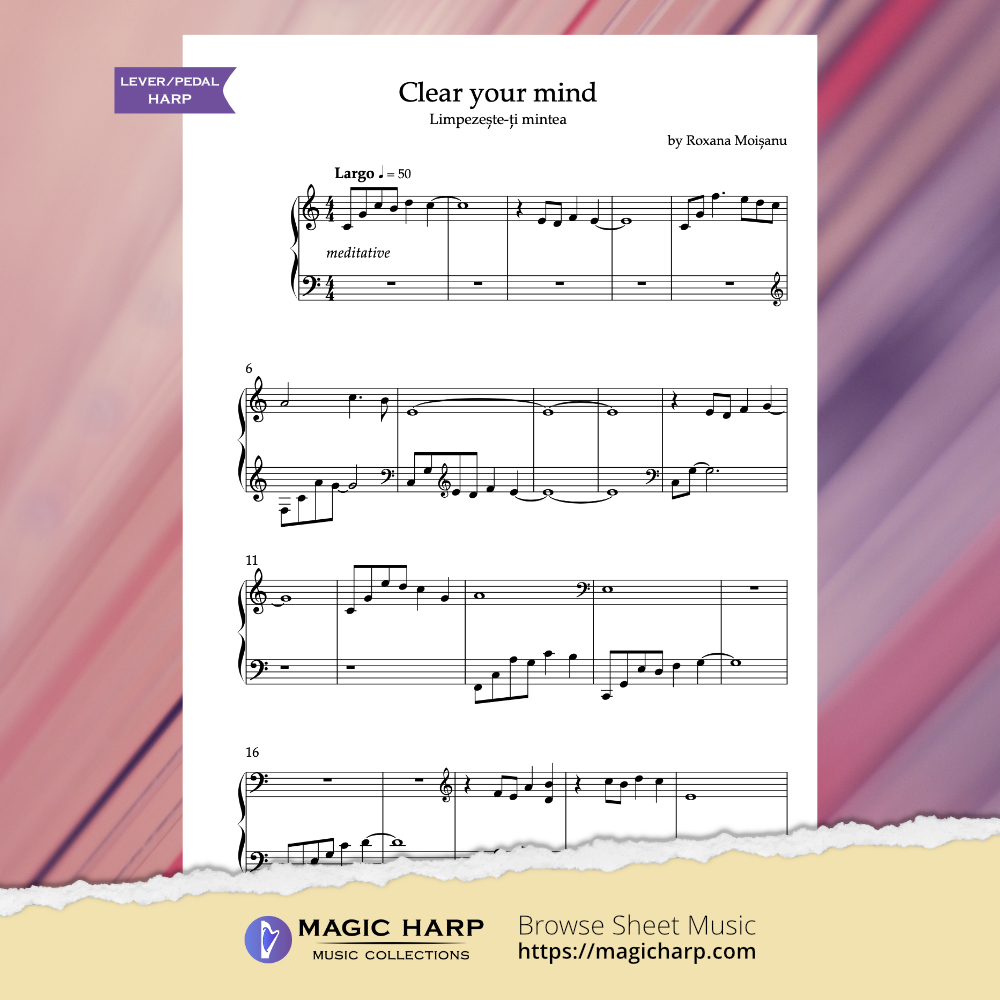 Clear your mind by Roxana Moișanu (C major) - preview