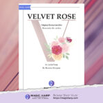 Velvet rose by Roxana Moișanu for pedal harp • magicharp.com-1