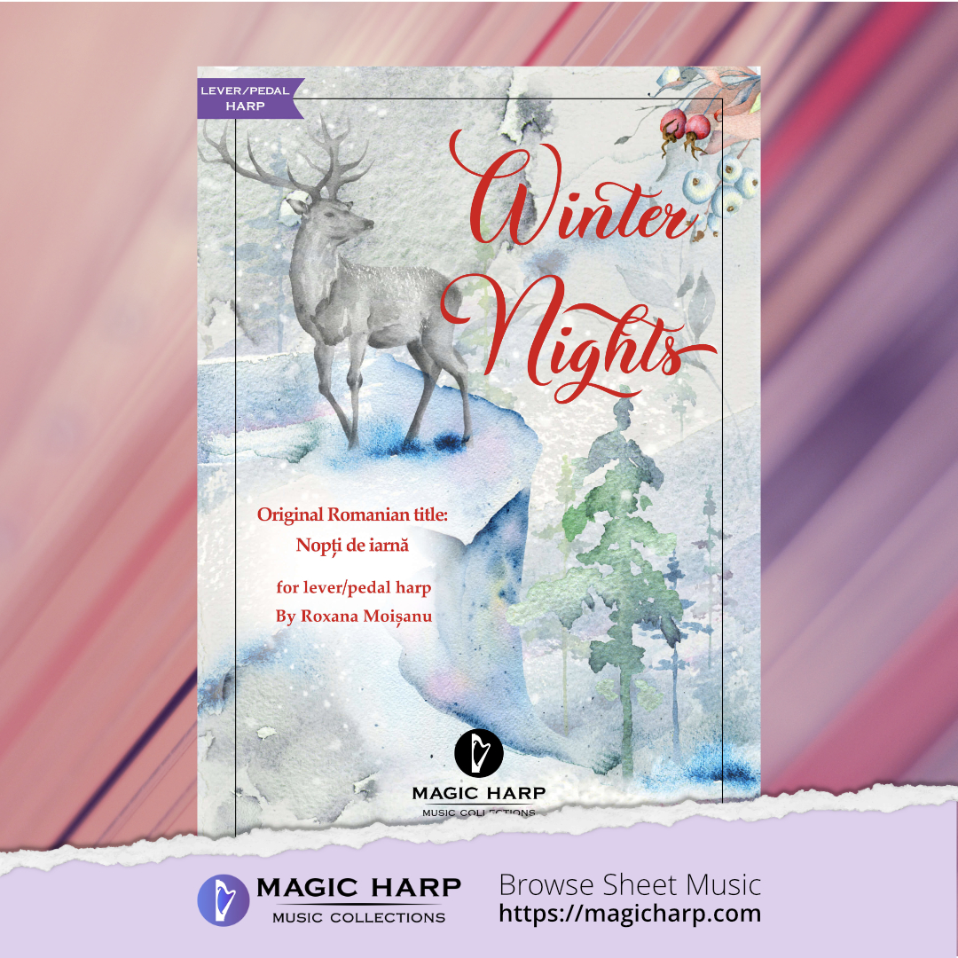 Winter nights for harp by Roxana Moișanu • magicharp.com - 1