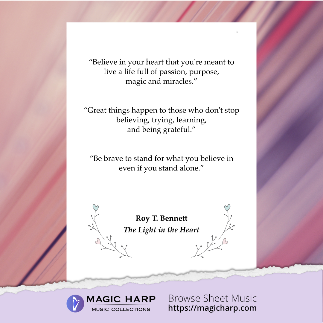 Believe in your heart for harp by Roxana Moișanu • magicharp.com_2